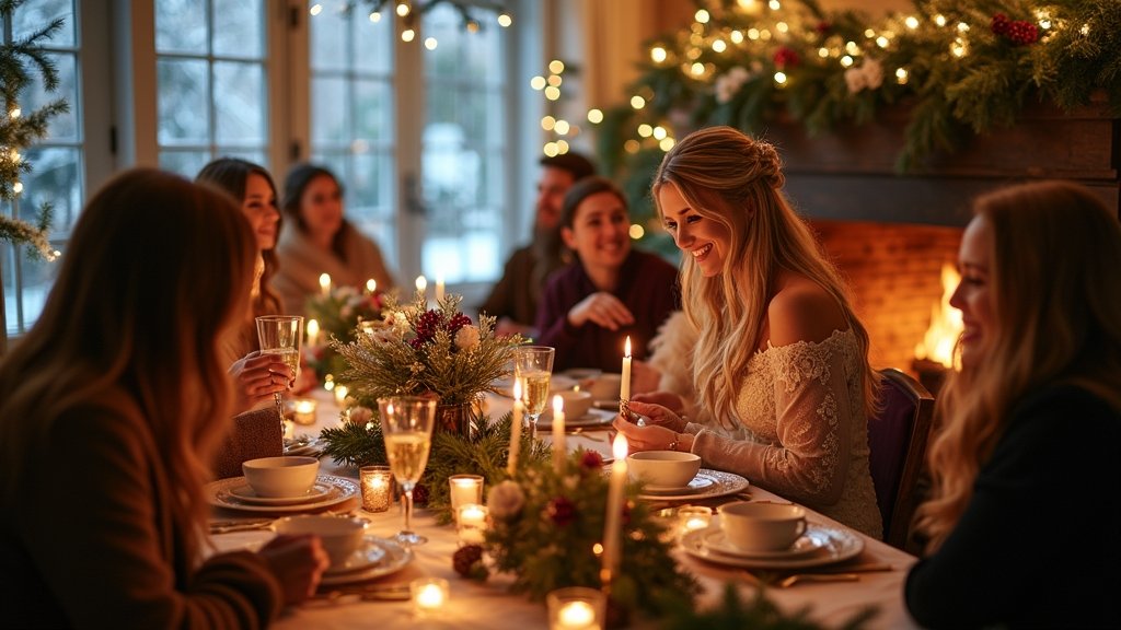 dazzling christmas wedding ideas