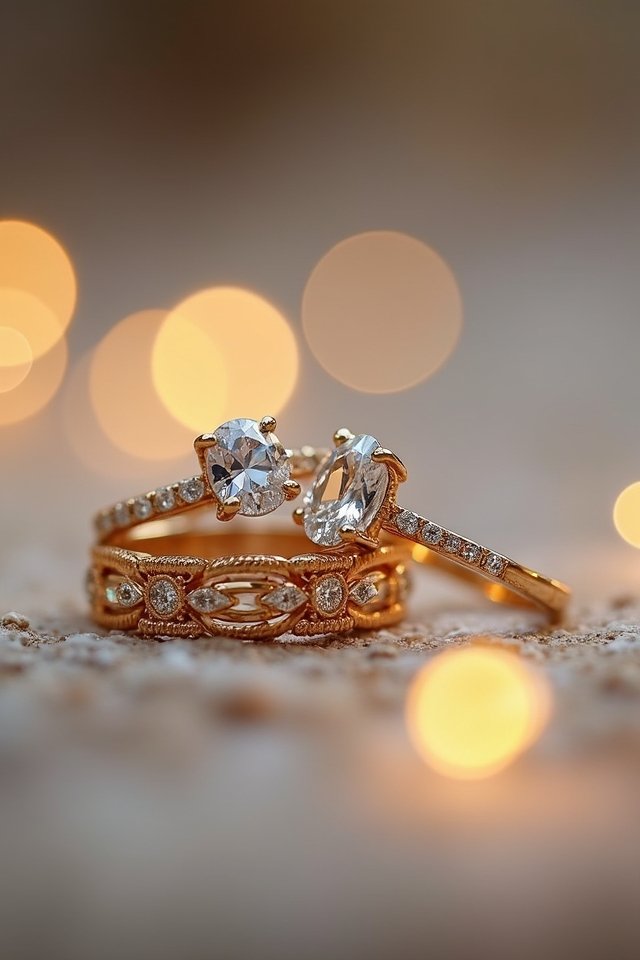 dazzling engagement ring photography