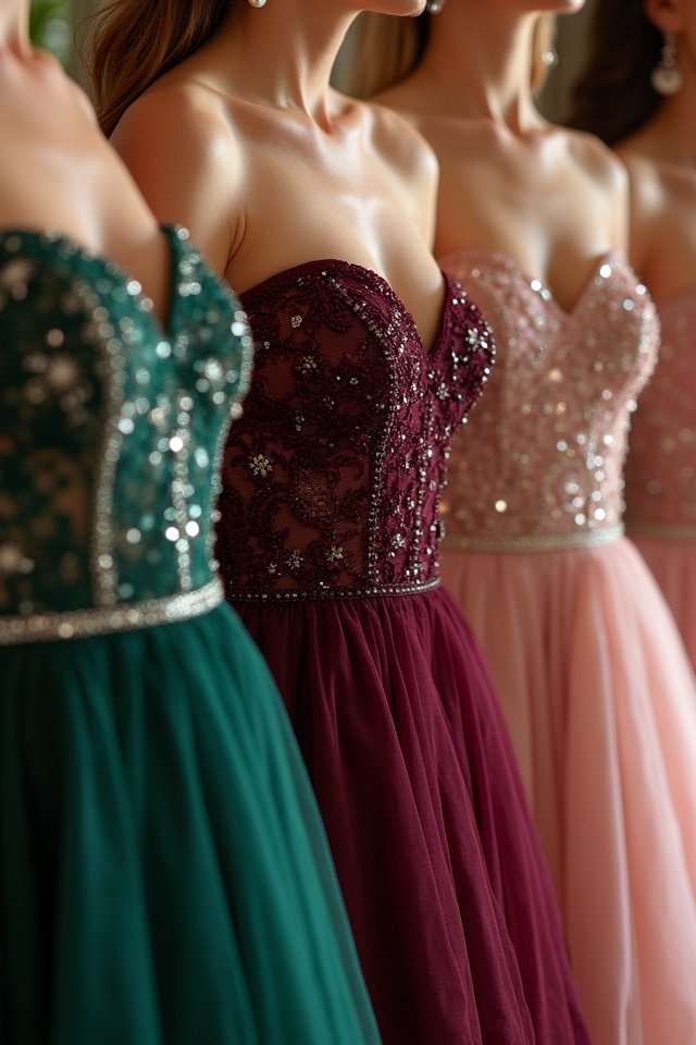dazzling strapless cocktail dresses
