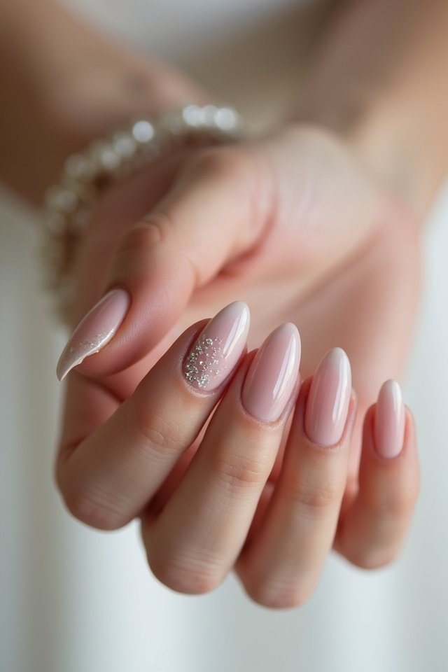 delicate nude blush gradient