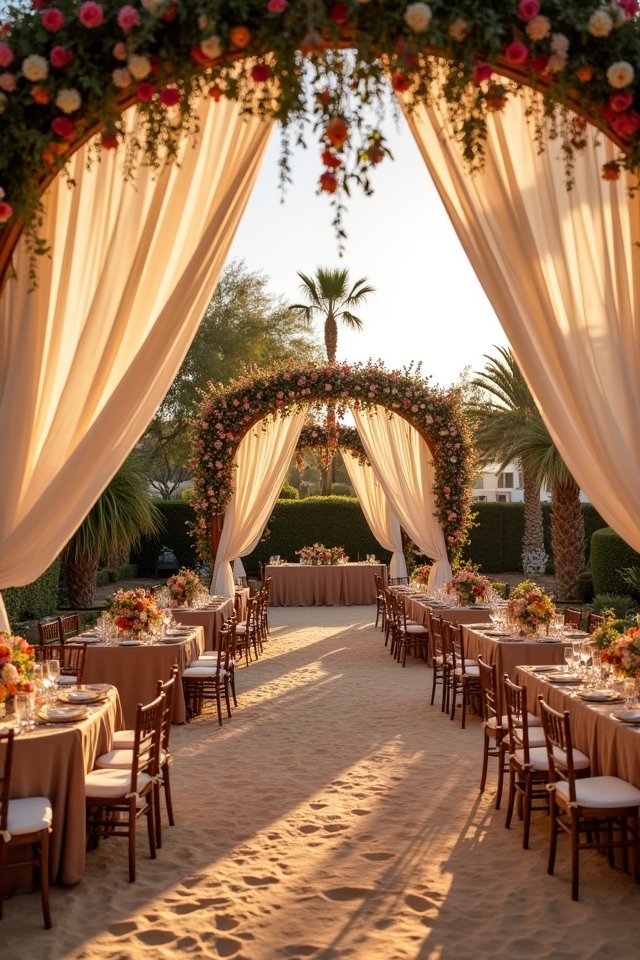 desert oasis wedding decor