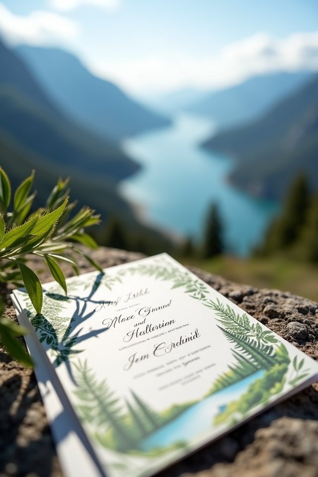 destination wedding invitation art