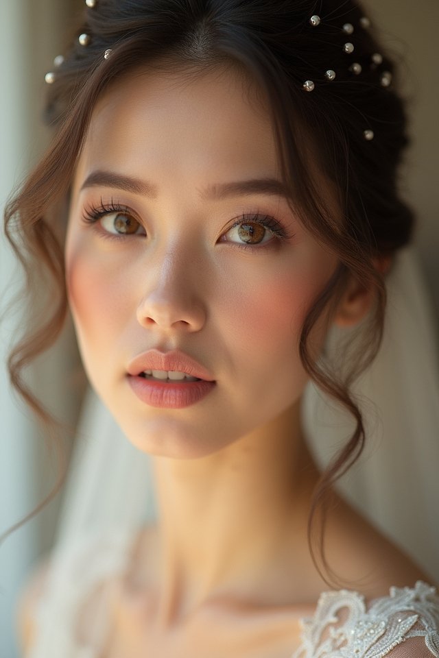 dewy radiant bridal makeup