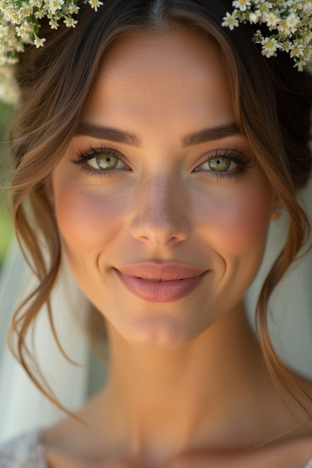 dewy skin earthy tones