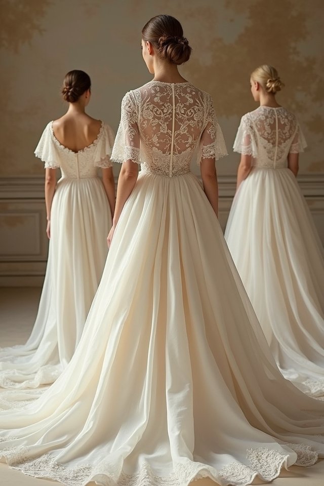 distinctive wedding capes and capelets