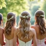 diy bridesmaid wedding hairstyles