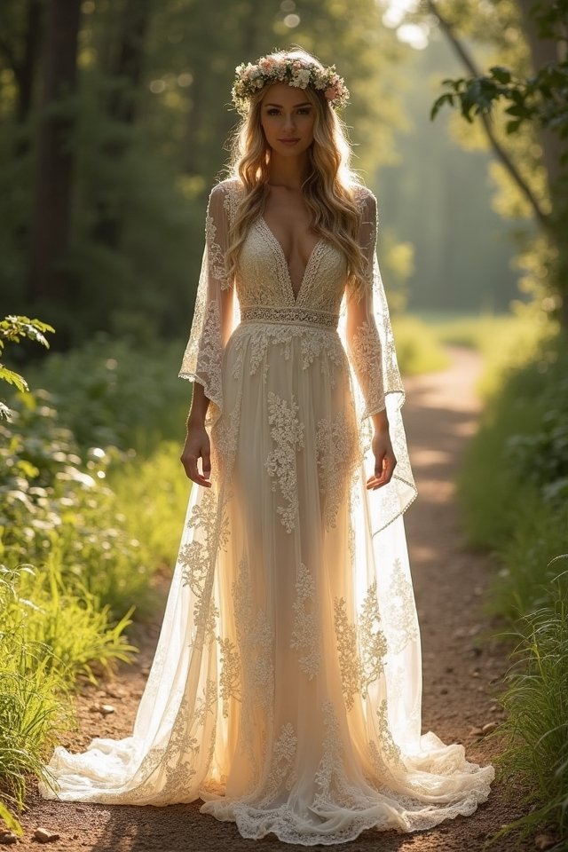 dramatic capes for weddings