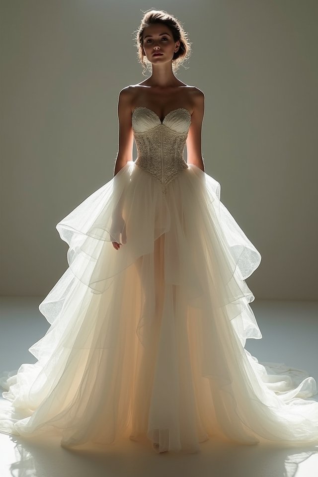 dramatic elegance for brides