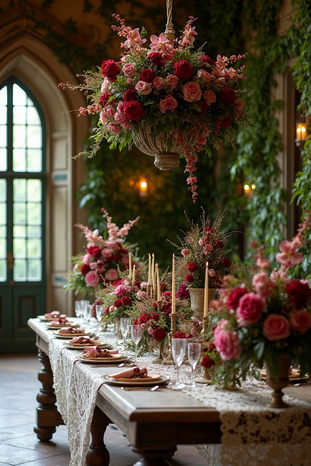 dramatic floral centerpieces elegance