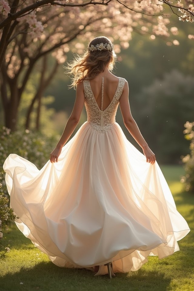 dramatic overskirts for weddings