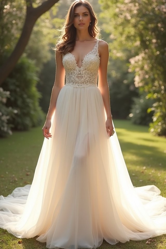 dreamy a line elegance
