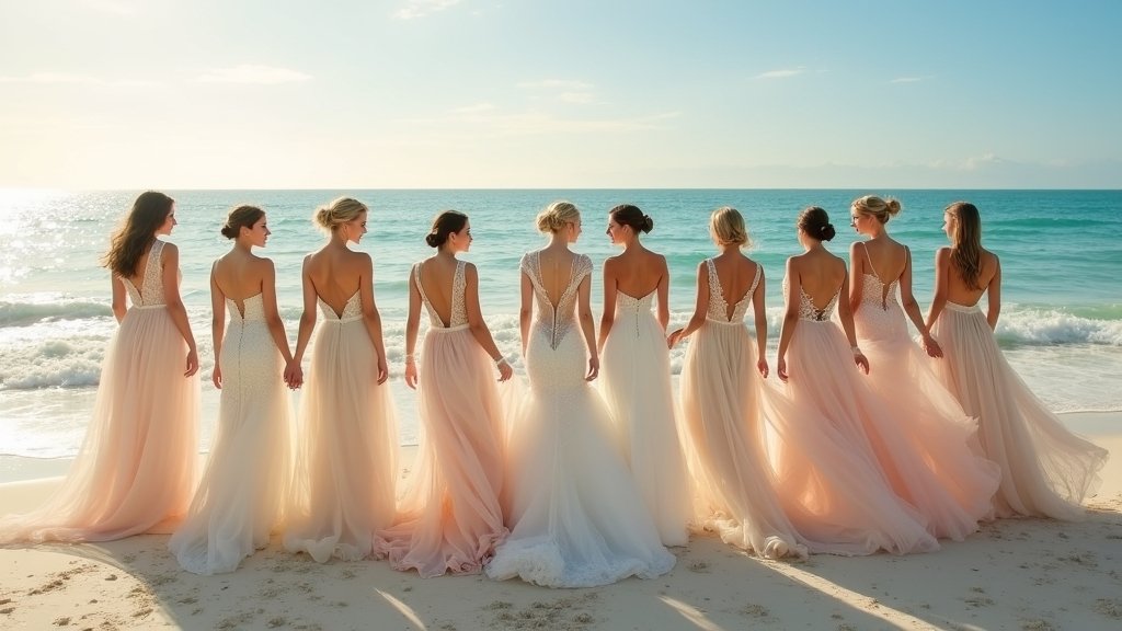dreamy beach wedding gowns