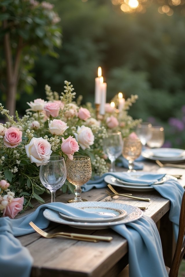 dreamy blush and blue