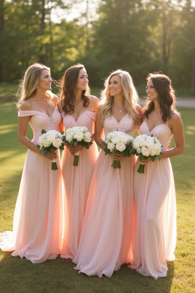 dreamy blush pink wedding