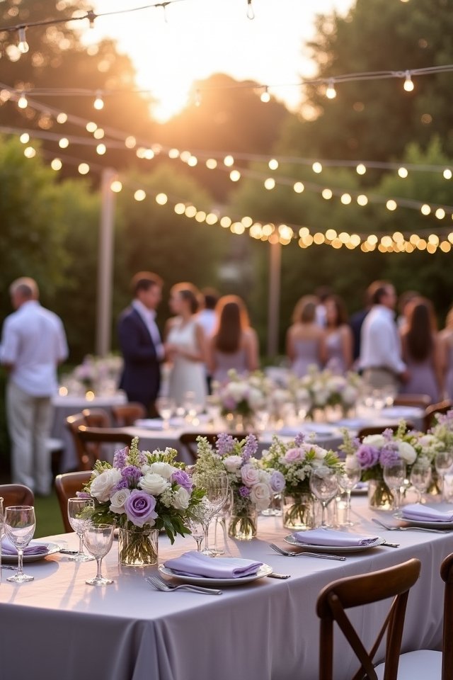 dreamy lavender grey garden