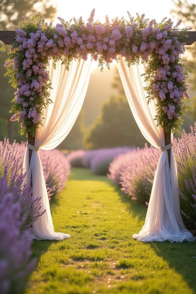 dreamy lilac wedding magic