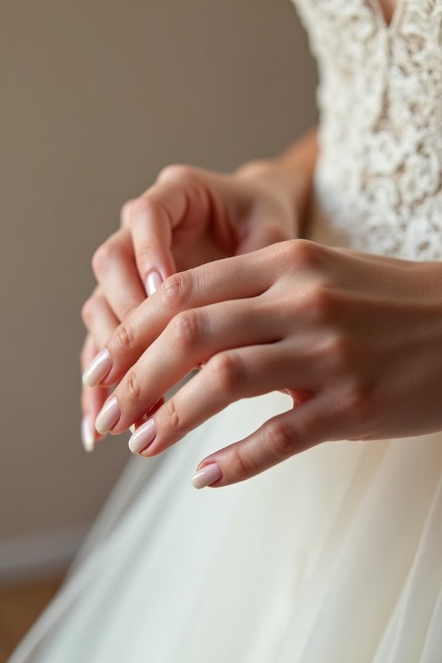 dreamy minimalist ombre nails
