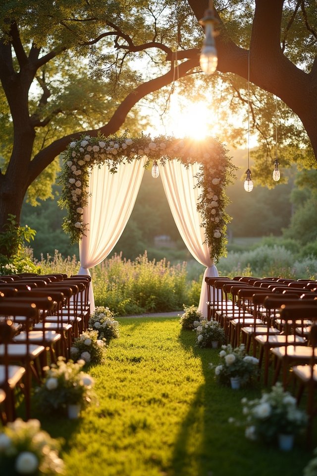 dreamy outdoor ceremony settings