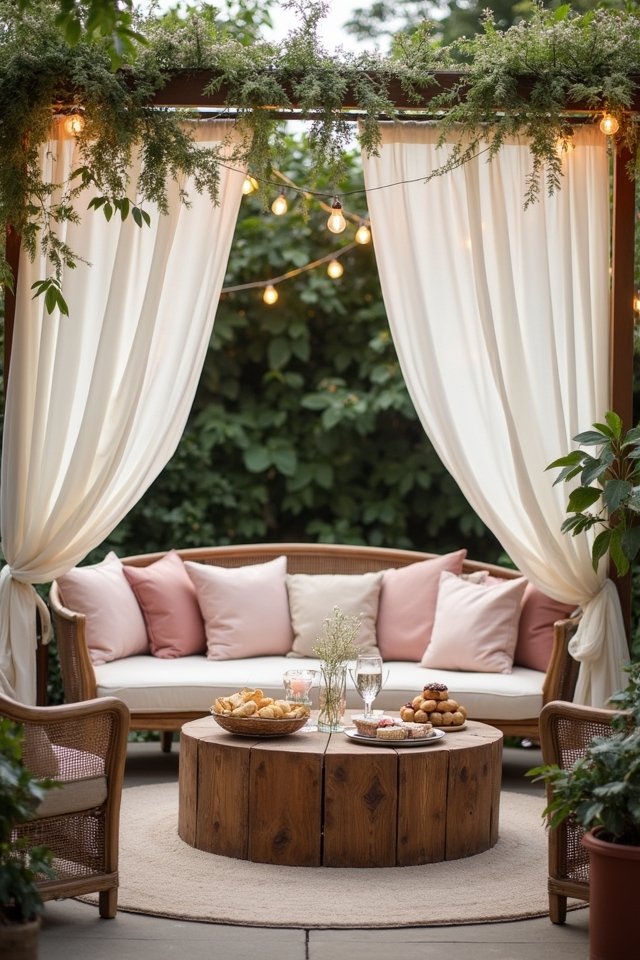 dreamy outdoor lounge paradise