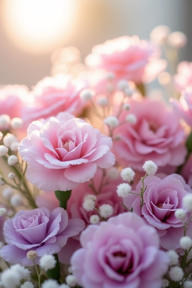 dreamy pastel floral design
