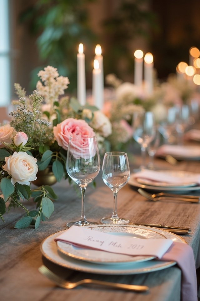 dreamy pastel wedding elegance