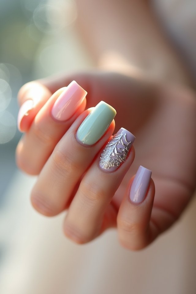 dreamy soft pastel nails