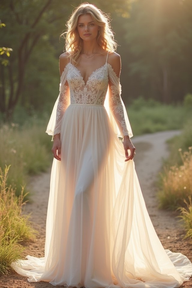 dreamy soft tulle gown