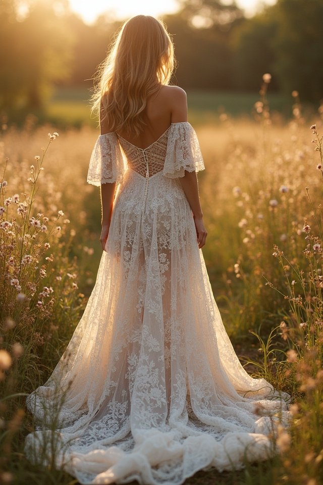 dreamy vintage lace elegance