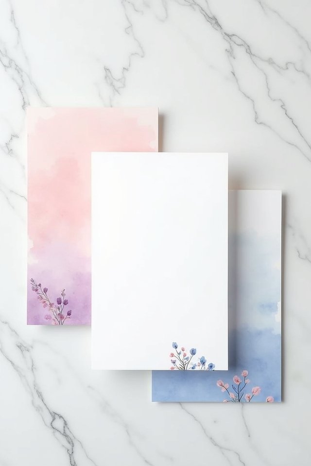dreamy watercolor wedding invitations