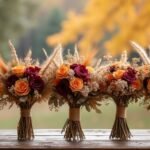 dried floral fall bouquets