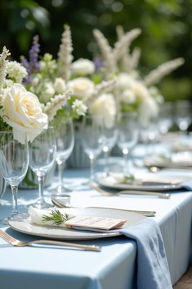 dusty blue wedding inspiration