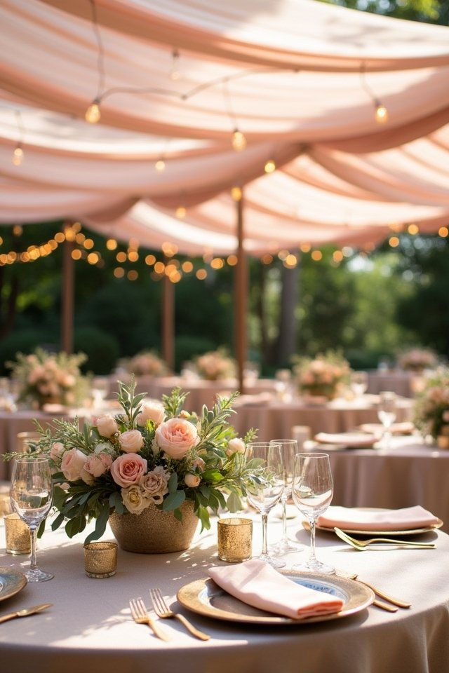 dusty rose and sage green