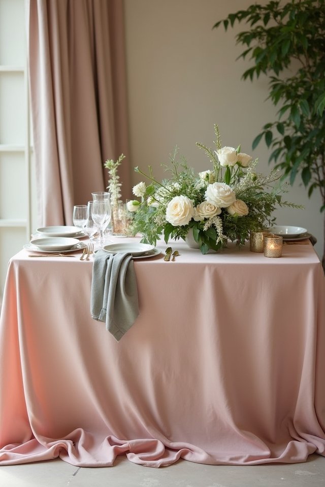 dusty rose wedding elegance