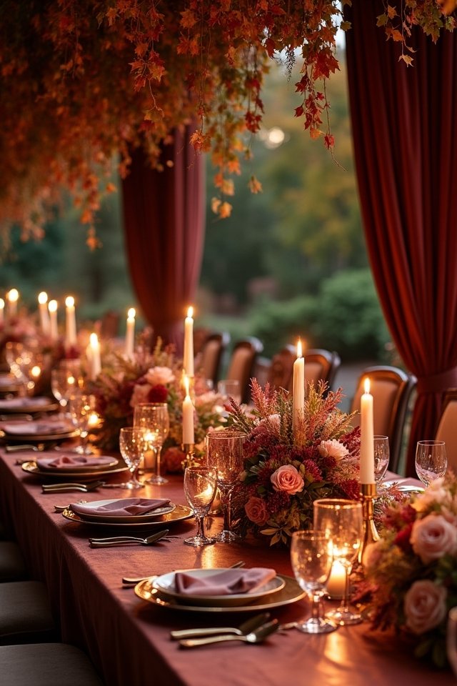 dusty rose wedding elegance