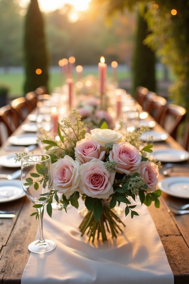 dusty rose wedding elegance