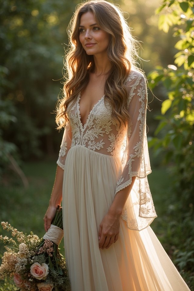 earthy boho wedding colors