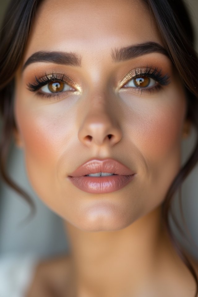 earthy elegance with glitter