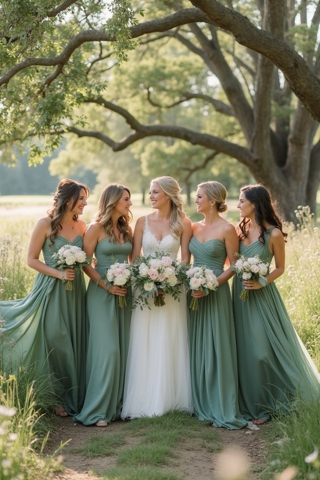 earthy sage green elegance