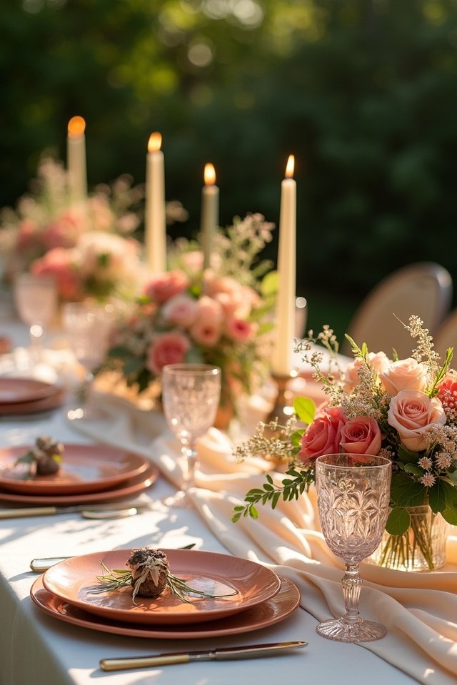 earthy terracotta wedding elegance