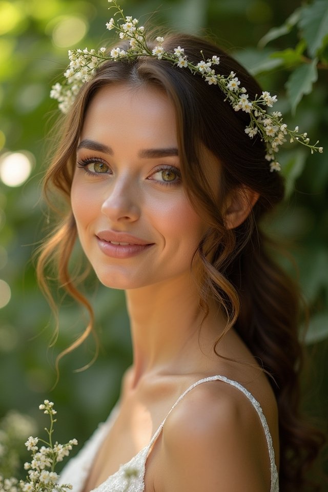 earthy tones enhance beauty