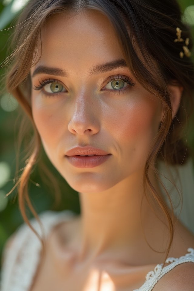 earthy tones makeup look
