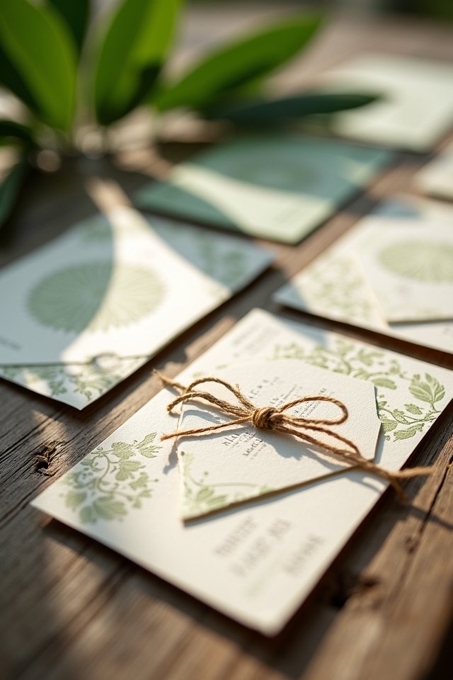 eco friendly plantable invitations