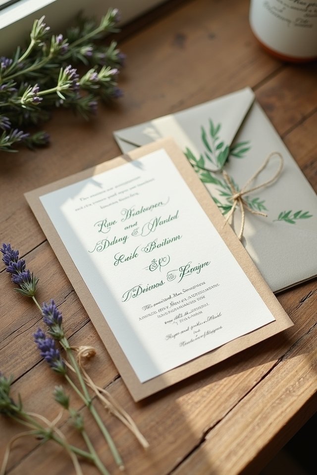 eco friendly wedding invitations