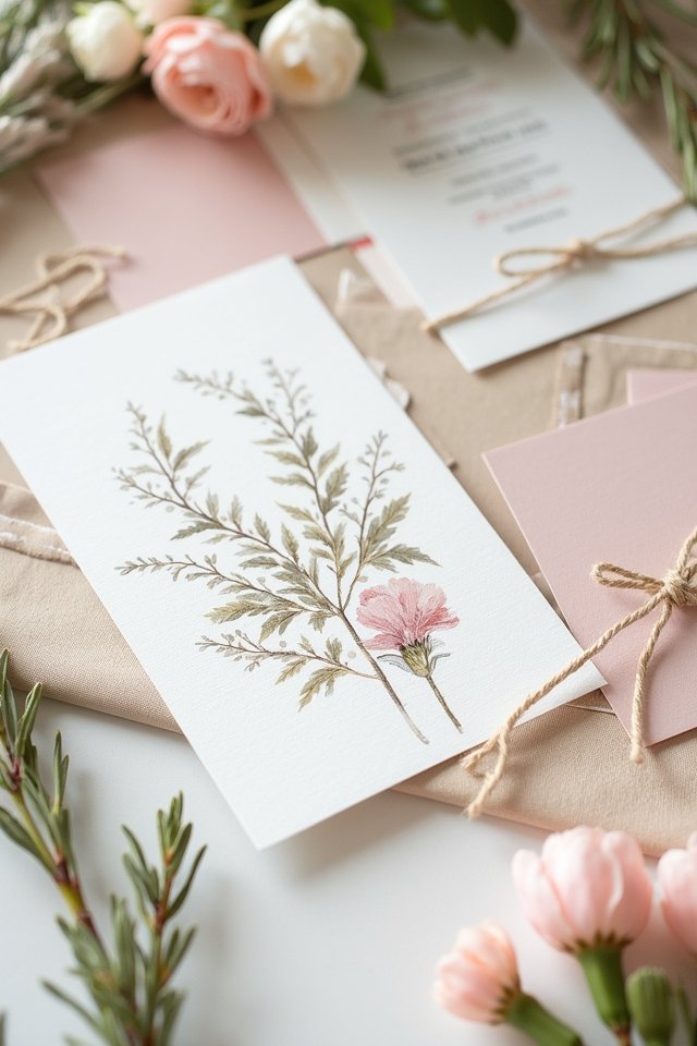 eco friendly wedding invitations ideas