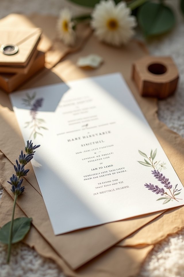 eco friendly wedding invitations options