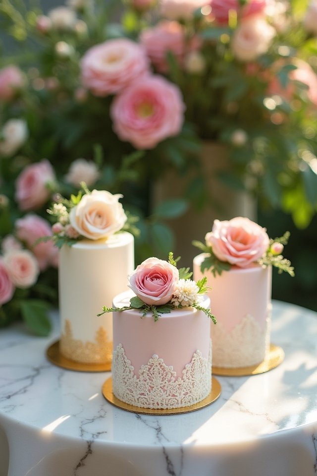 edible blooms enhance cakes