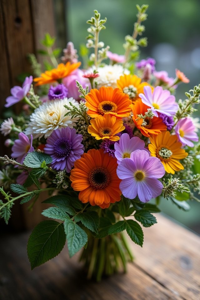 edible flower bouquet ideas