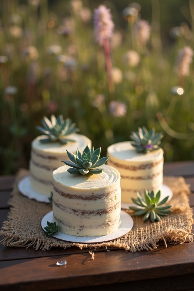 edible succulent cake delight