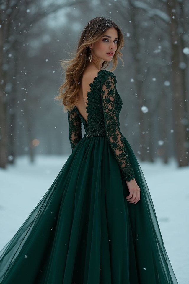 effortless a line dress elegance