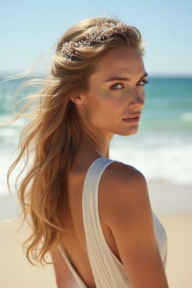 effortless beach waves hairstyle